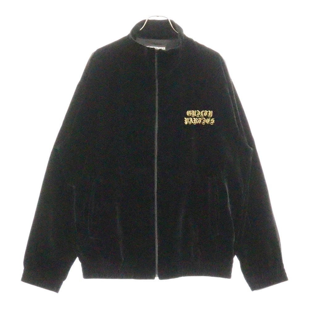 WACKO MARIA(ワコマリア) 22AW VELVET JACKET ベルベット トラックジャケット ジャージ ブラック/ゴールド