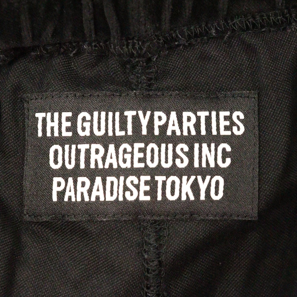 WACKO MARIA(ワコマリア) 22AW VELVET PANTS ベルベット トラックパンツ ジャージ ブラック/ゴールド
