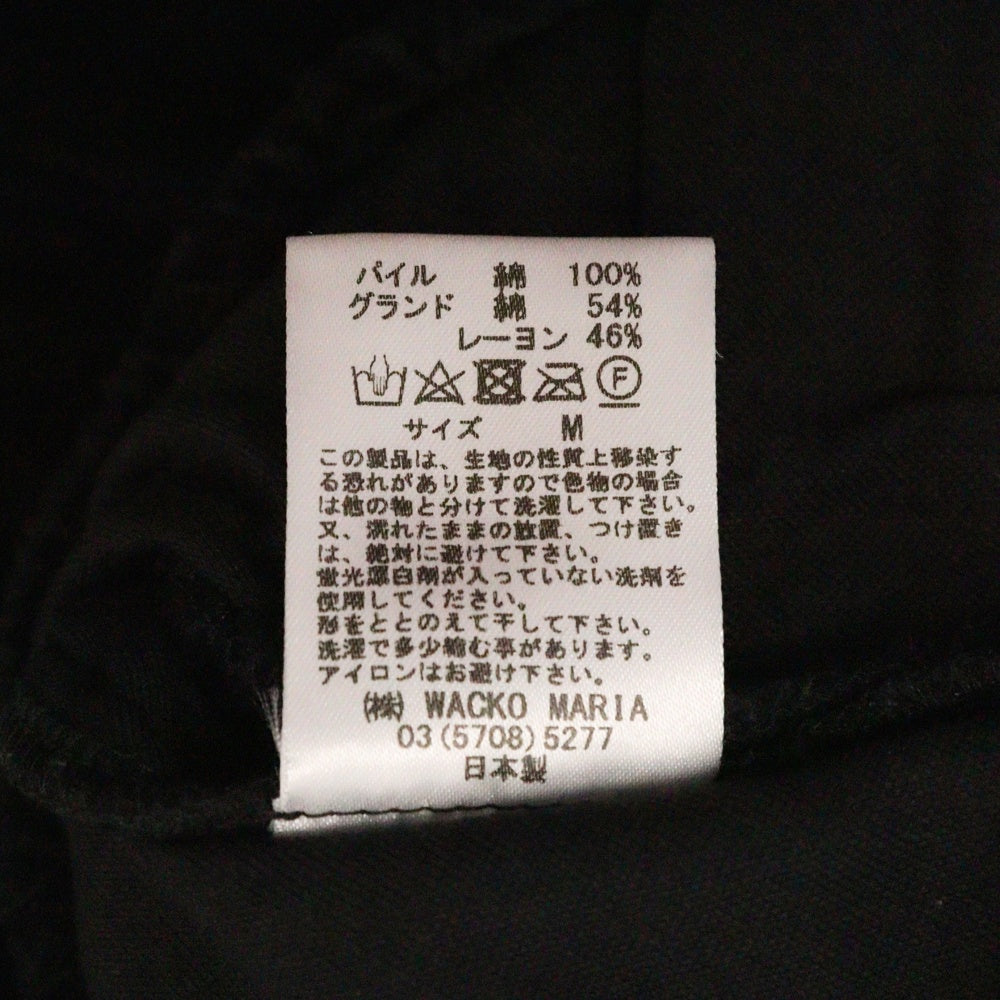 WACKO MARIA(ワコマリア) 22AW VELVET PANTS ベルベット トラックパンツ ジャージ ブラック/ゴールド