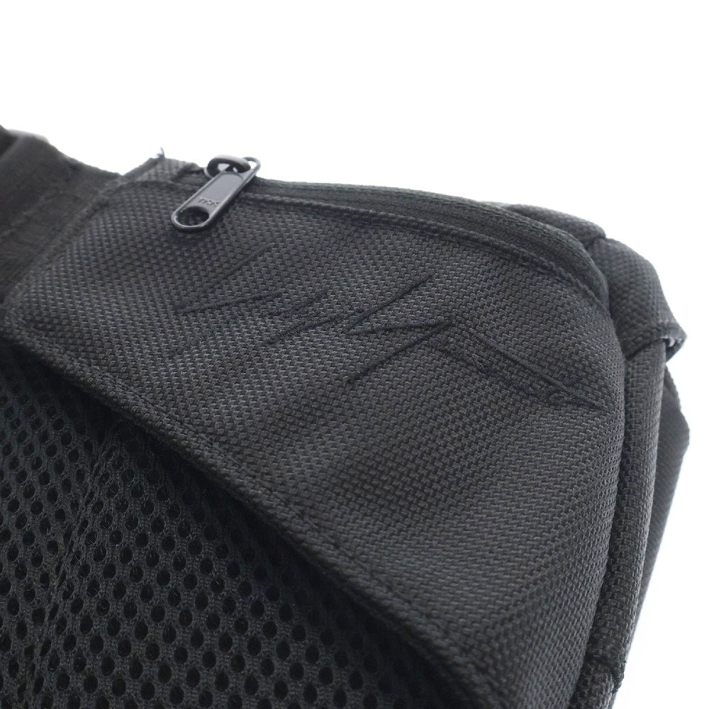 Yohji Yamamoto(ヨウジヤマモト) × NEA ERA EXP WAIST BAG YY L ニューエラ レザーパッチ ナイロン ウェストバッグ ブラック HR-I50-975