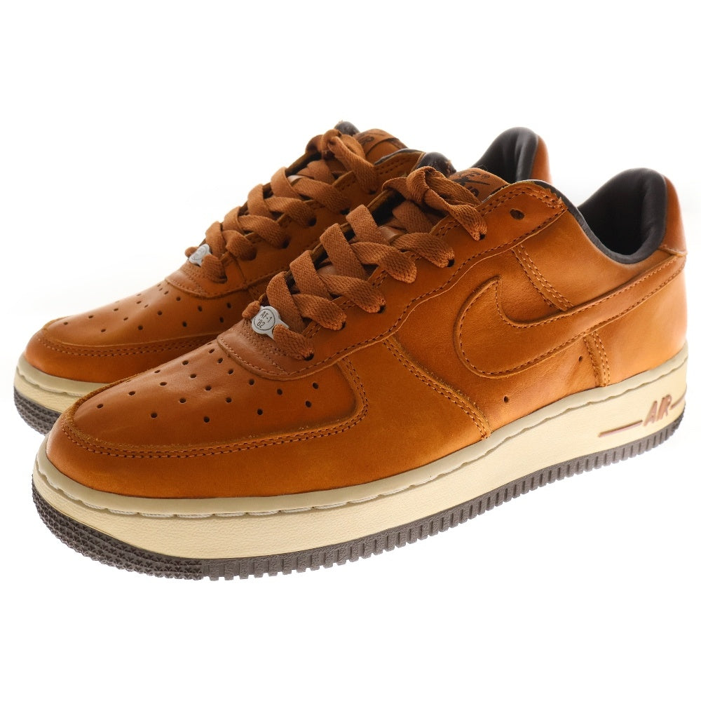 NIKE(ナイキ) 【観賞用2004年製】 AIR FORCE 1 LOW PREMIUM エアフォースワン レザーローカットスニーカー ブラウン US7/25cm 309096ー171