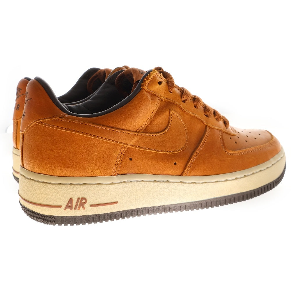 NIKE(ナイキ) 【観賞用2004年製】 AIR FORCE 1 LOW PREMIUM エアフォースワン レザーローカットスニーカー ブラウン US7/25cm 309096ー171