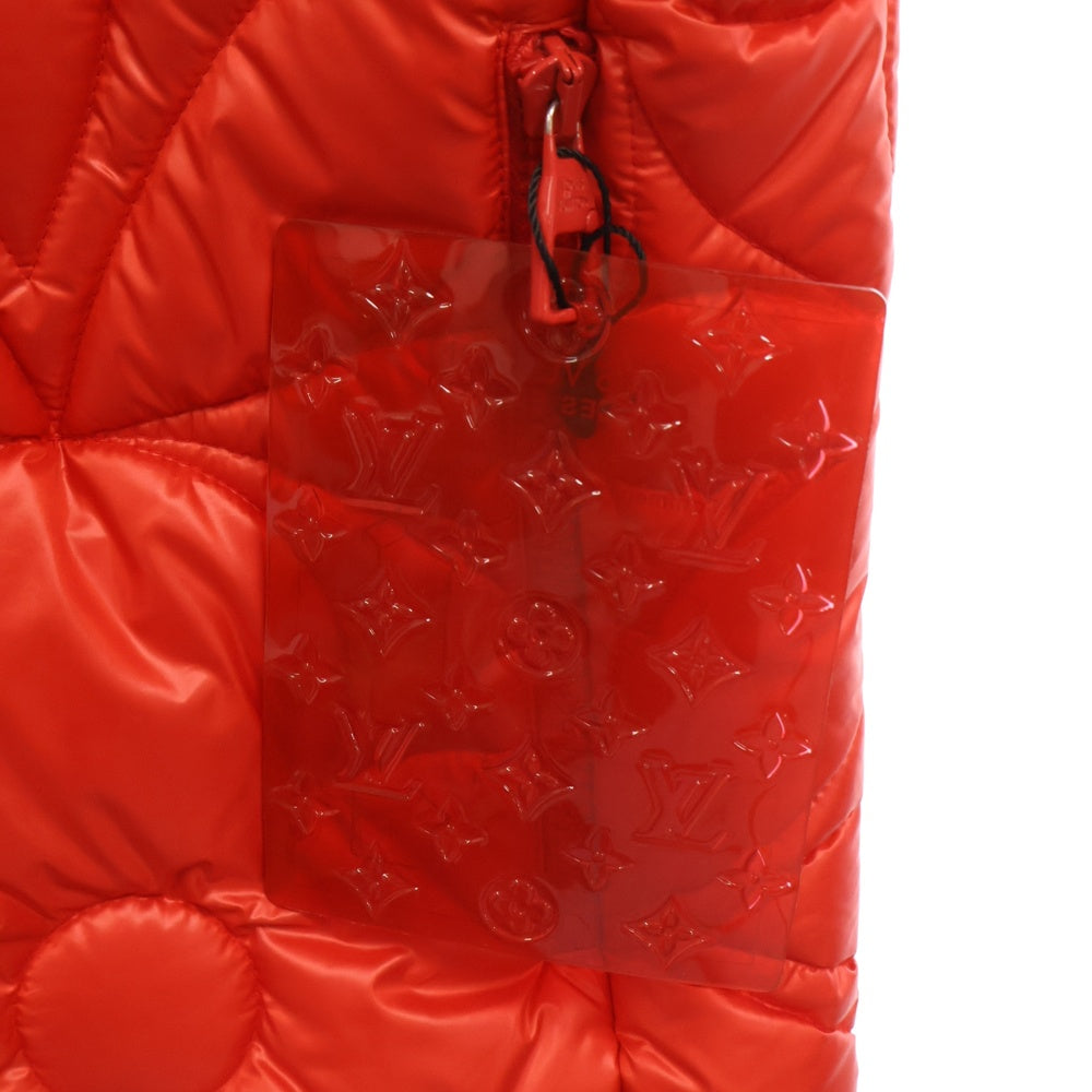 LOUIS VUITTON(ルイヴィトン) 22SS LVSE PADDED MNG FLOWER GILET モノグラムキルティング ジップアップ パテッドベスト レッド RM221Q DH1 HLG47W