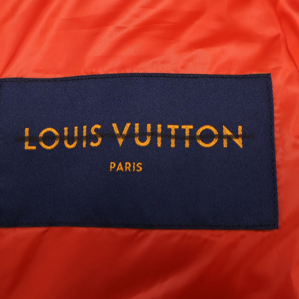 LOUIS VUITTON(ルイヴィトン) 22SS LVSE PADDED MNG FLOWER GILET モノグラムキルティング ジップアップ パテッドベスト レッド RM221Q DH1 HLG47W