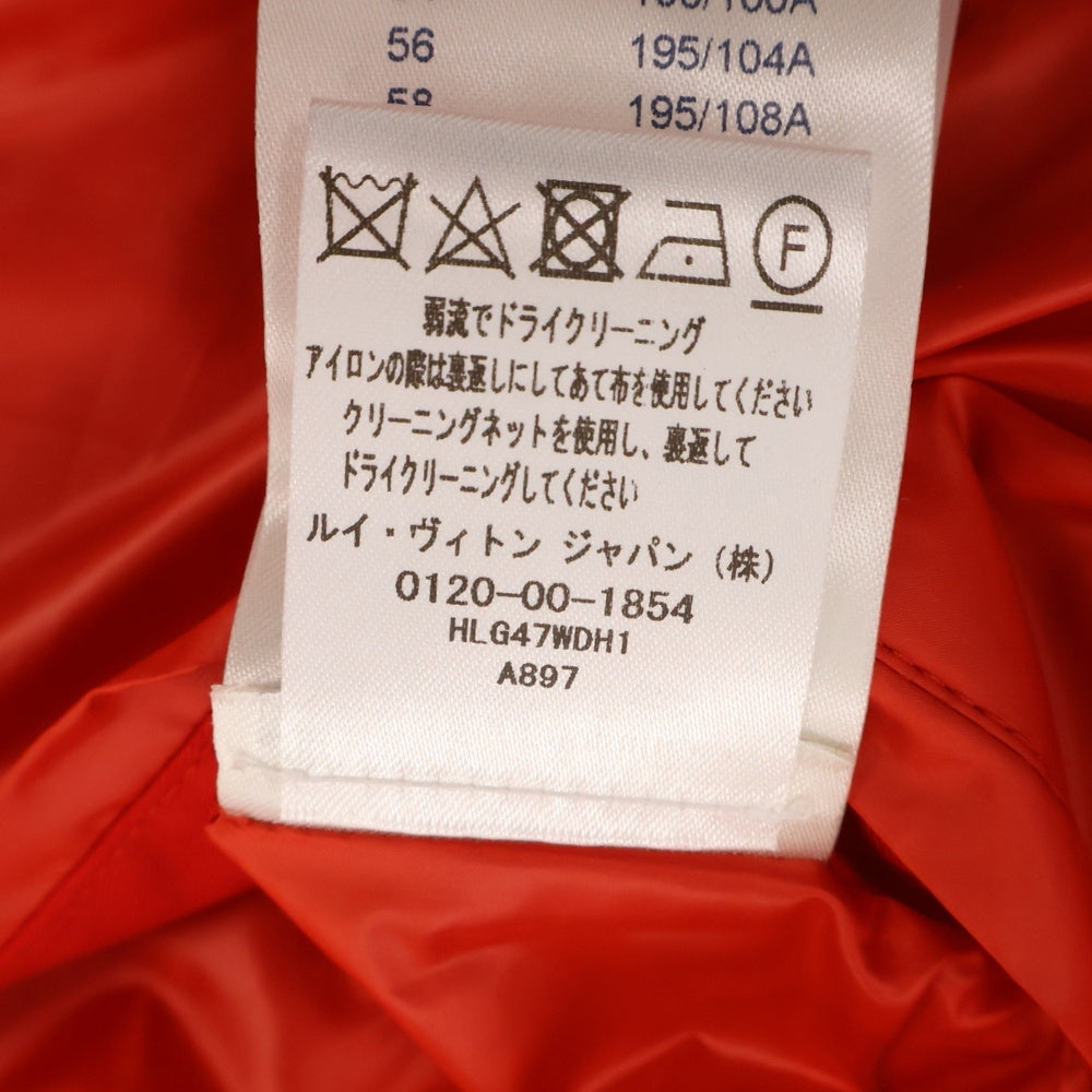 LOUIS VUITTON(ルイヴィトン) 22SS LVSE PADDED MNG FLOWER GILET モノグラムキルティング ジップアップ パテッドベスト レッド RM221Q DH1 HLG47W