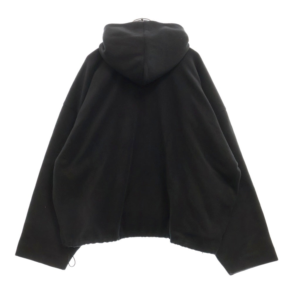 YEEZY GAP(イージーギャップ) POLAR FLEECE PADDED HOODIE ポーラーフリース パッティドフーディ プルオーバーパーカー ブラック 471162-00-1
