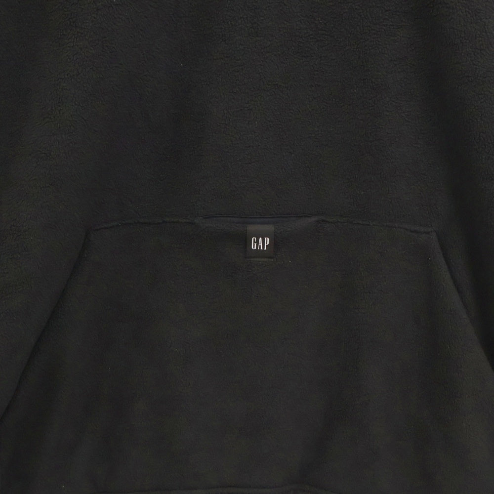 YEEZY GAP(イージーギャップ) POLAR FLEECE PADDED HOODIE ポーラーフリース パッティドフーディ プルオーバーパーカー ブラック 471162-00-1