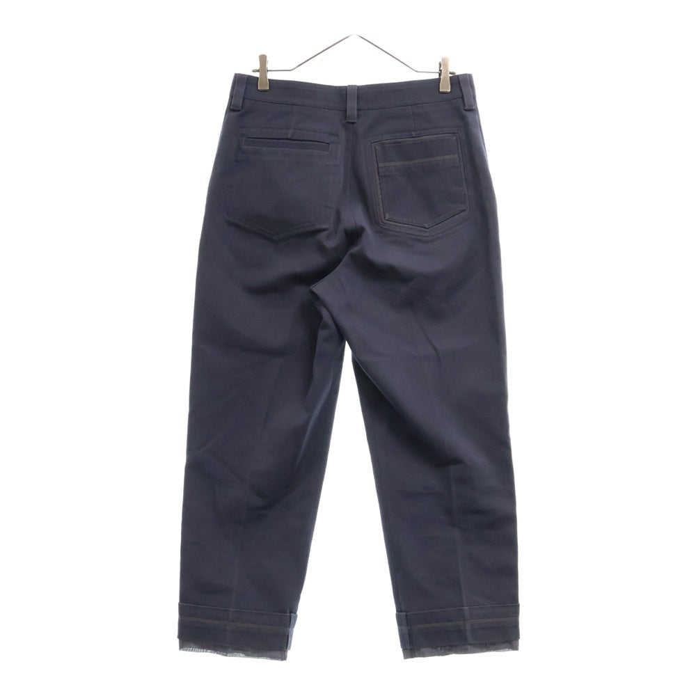 Christian Dior(クリスチャンディオール) 23SS キャンバス センタープレス ガーデナー パンツ ネイビー 383C167A5641