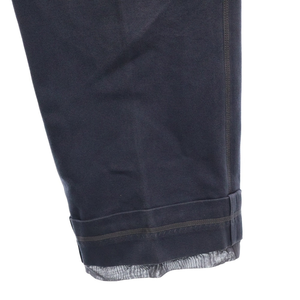 Christian Dior(クリスチャンディオール) 23SS キャンバス センタープレス ガーデナー パンツ ネイビー 383C167A5641