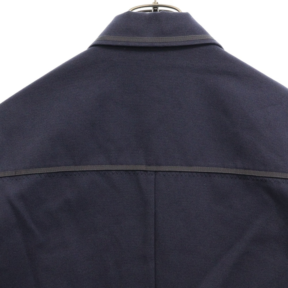 Christian Dior(クリスチャンディオール) 23SS キャンバス ガーデナー テーラード ジャケット ネイビー 383C256A5641