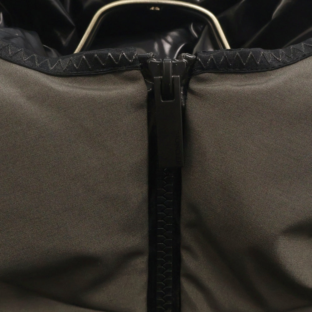 MONCLER(モンクレール) 22AW WASHIBA GIUBBOTTO ワシバ バックロゴプリント フーデッド ダウンジャケット グレー H20911C00027 57843