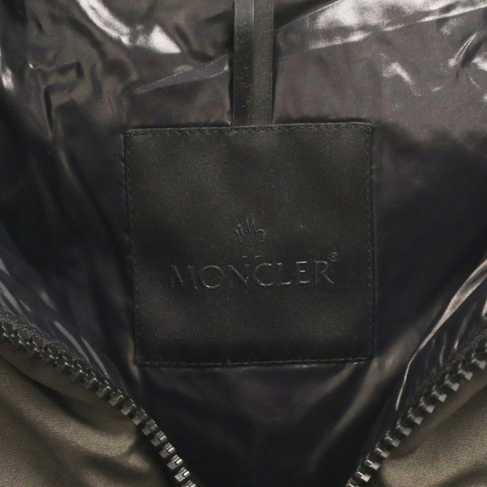 MONCLER(モンクレール) 22AW WASHIBA GIUBBOTTO ワシバ バックロゴプリント フーデッド ダウンジャケット グレー H20911C00027 57843