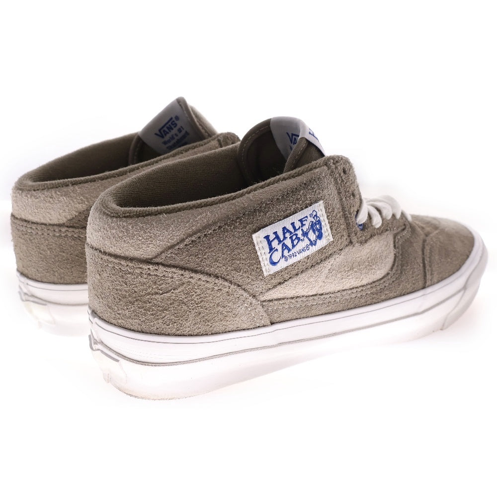 VANS(ヴァンズ) OG HALF CAB LX HAIRY SUEDE KHAKI ハーフキャブ ヘアリースエード ローカットスニーカー カーキ US9.5/27.5cm VN0A3DP6KHK