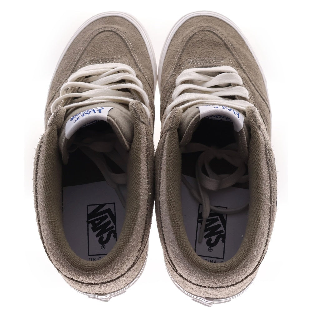 VANS(ヴァンズ) OG HALF CAB LX HAIRY SUEDE KHAKI ハーフキャブ ヘアリースエード ローカットスニーカー カーキ US9.5/27.5cm VN0A3DP6KHK