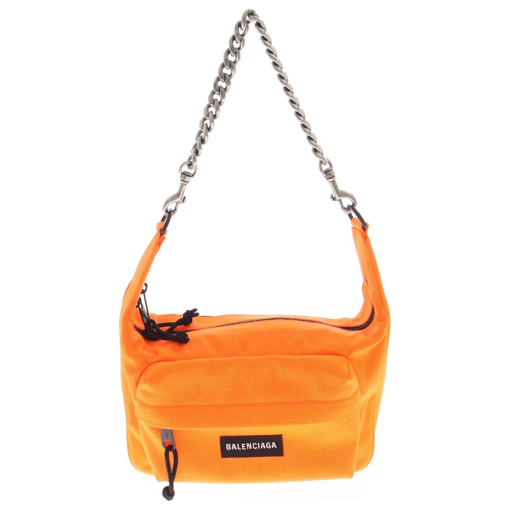 BALENCIAGA(バレンシアガ) Raver レイバー M ナイロン チェーンショルダーバッグ オレンジ 741080 7620