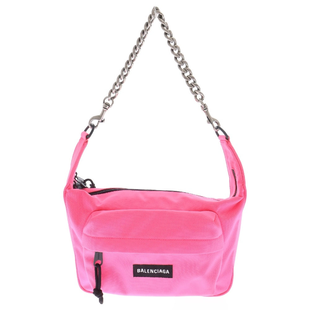 BALENCIAGA(バレンシアガ) Raver レイバー M ナイロン チェーンショルダーバッグ ピンク 741080 5634