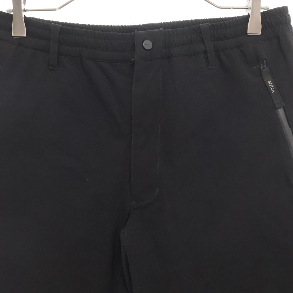 ROTOL(ロトル) 23AW TWIST TRACK PANTS ツイストトラックパンツ ブラック R23WPYC06