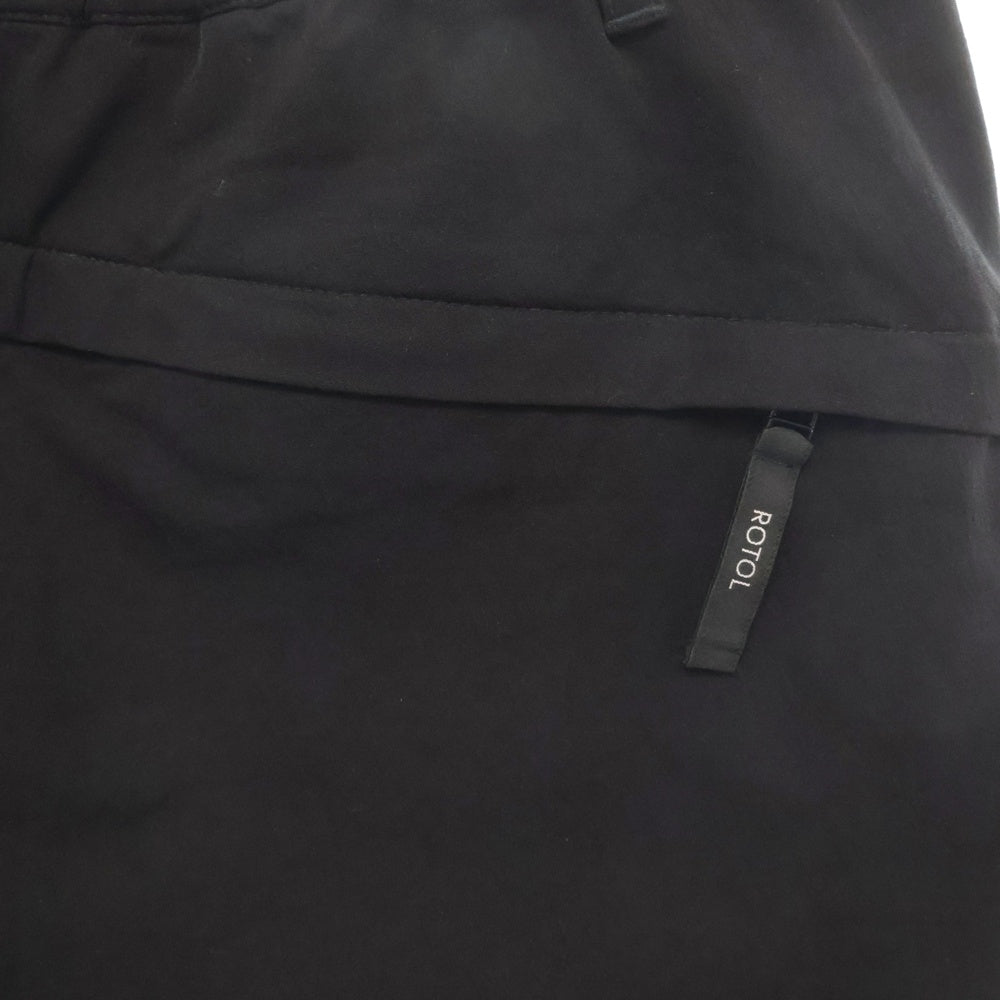 ROTOL(ロトル) 23AW TWIST TRACK PANTS ツイストトラックパンツ ブラック R23WPYC06