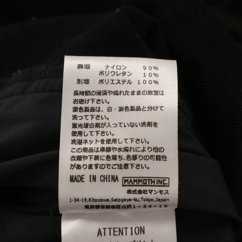 ROTOL(ロトル) 23AW TWIST TRACK PANTS ツイストトラックパンツ ブラック R23WPYC06