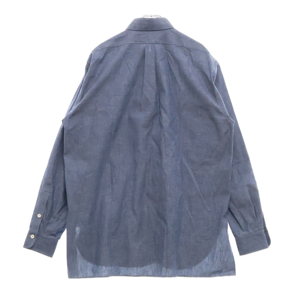 MAATEE&SONS(マーティーアンドサンズ) WORK SHIRTS 長袖コットンワークシャツ ブルー MT3103-0604A