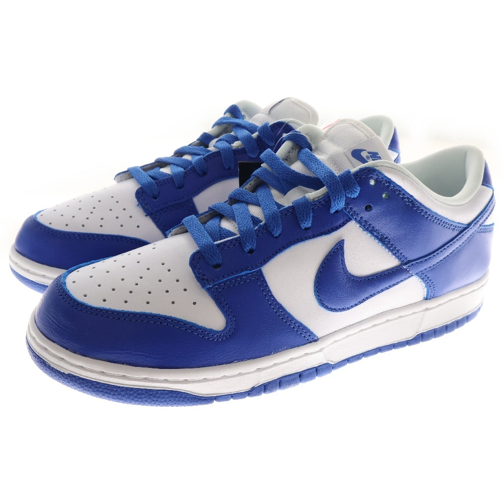 NIKE(ナイキ) DUNK LOW SP Varsity Royal/Kentucky ダンク ロー SP バーシティロイヤル/ケンタッキー ローカットスニーカー ホワイト/ブルー US10/28cm CU1726-100