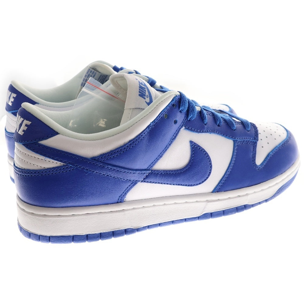 NIKE(ナイキ) DUNK LOW SP Varsity Royal/Kentucky ダンク ロー SP バーシティロイヤル/ケンタッキー ローカットスニーカー ホワイト/ブルー US10/28cm CU1726-100