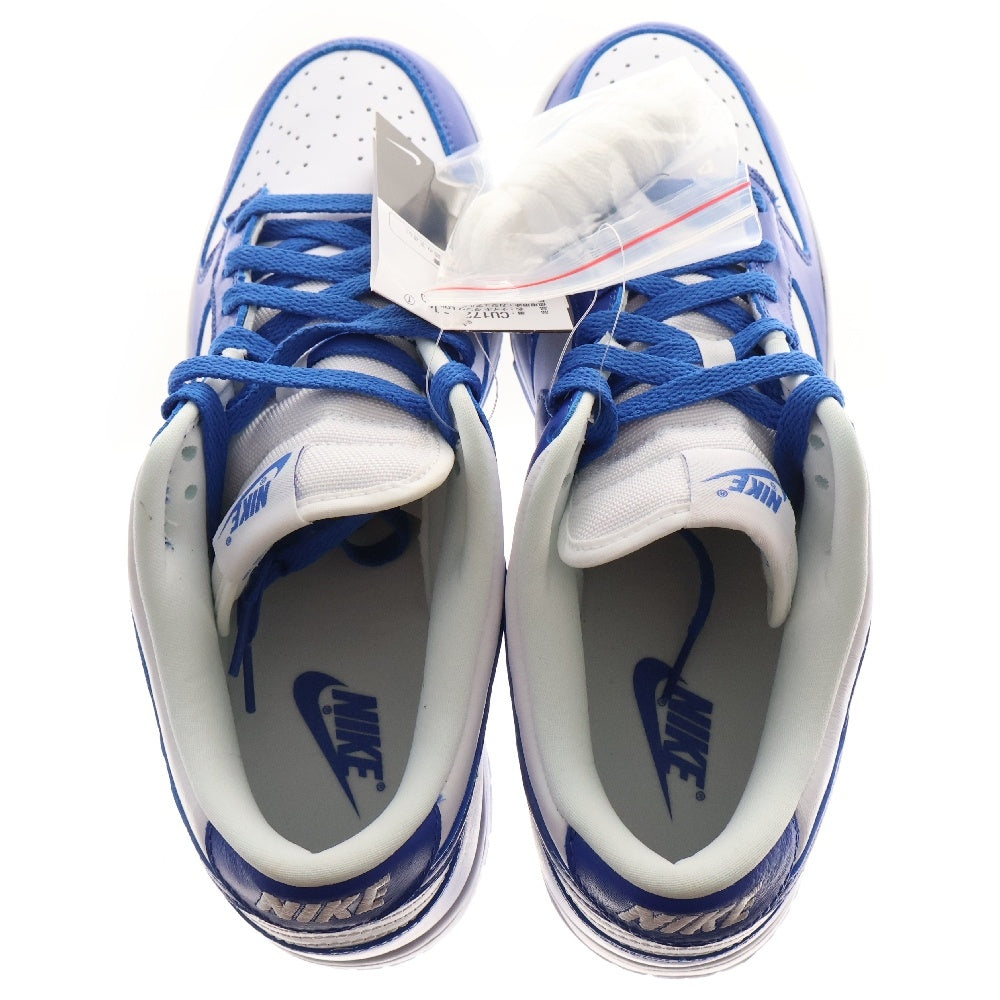 NIKE(ナイキ) DUNK LOW SP Varsity Royal/Kentucky ダンク ロー SP バーシティロイヤル/ケンタッキー ローカットスニーカー ホワイト/ブルー US10/28cm CU1726-100