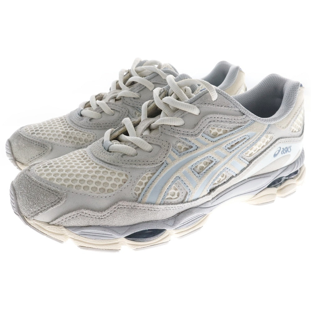 ASICS(アシックス) GEL-NYC ゲルエヌワイシー ローカットスニーカー アイボリー/ライトブルー US7.5/25.5cm 1203A372-600