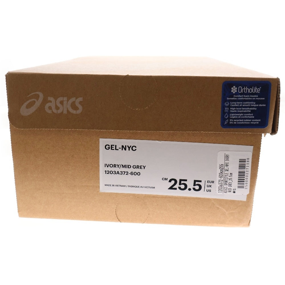 ASICS(アシックス) GEL-NYC ゲルエヌワイシー ローカットスニーカー アイボリー/ライトブルー US7.5/25.5cm 1203A372-600
