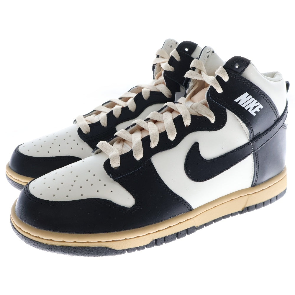 NIKE(ナイキ) WMNS DUNK HIGH Black and Sail ウィメンズ ダンク ハイカットスニーカー ブラック/ホワイト US9.5/26.5cm DZ4732-133