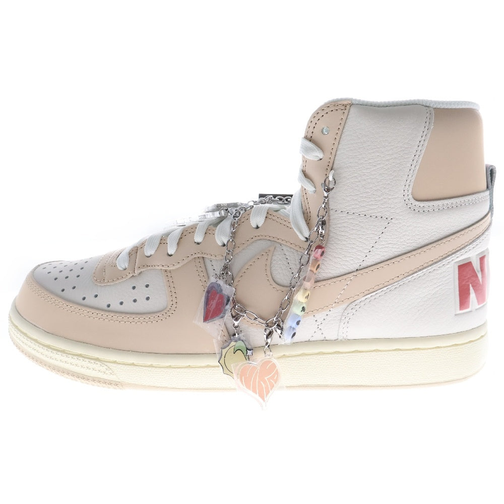 NIKE(ナイキ) TERMINATOR HIGH Be True ターミネーター ビートゥルー ハイカットスニーカー ホワイト/ピンク US8.5/26.5cm FD8638-100