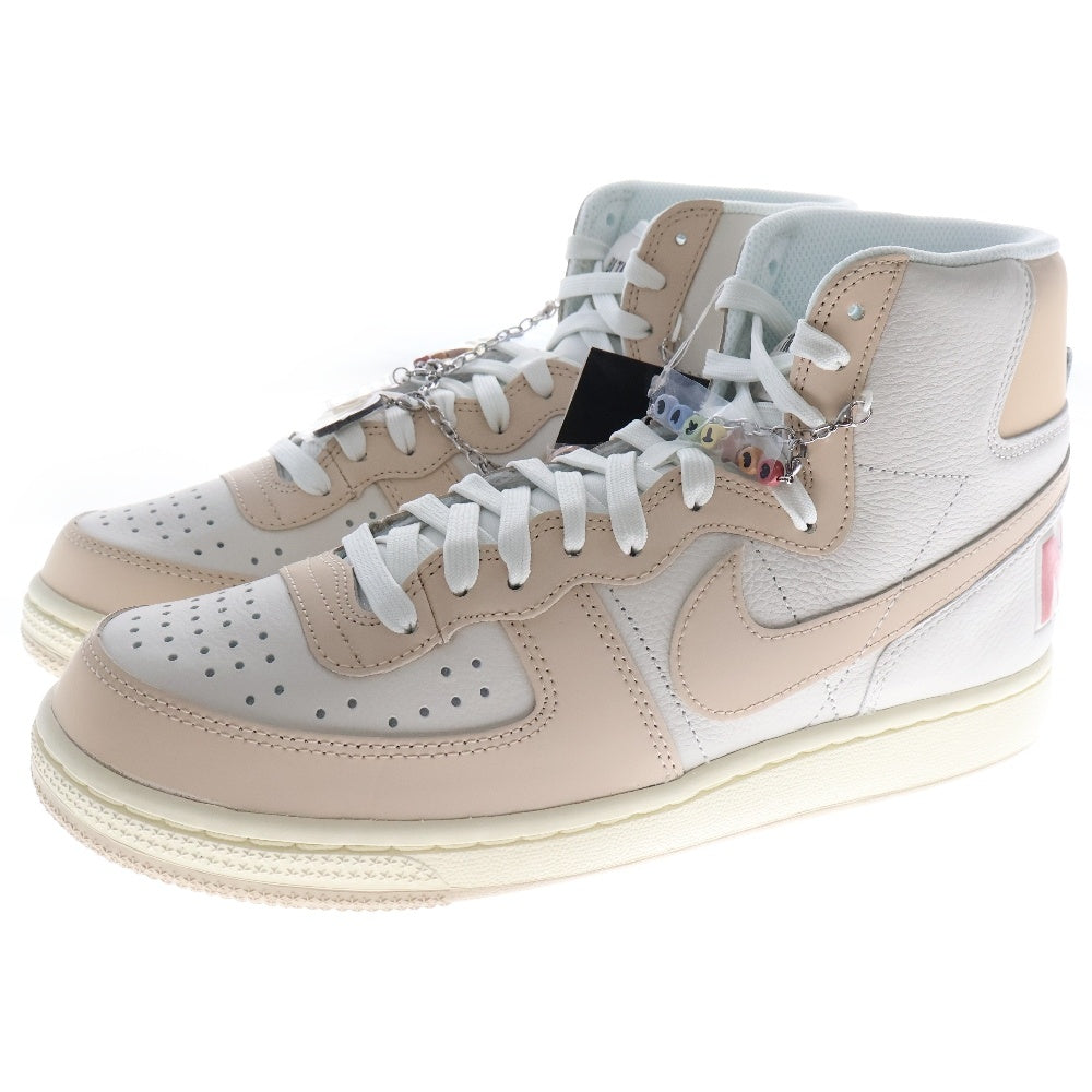 NIKE(ナイキ) TERMINATOR HIGH Be True ターミネーター ビートゥルー ハイカットスニーカー ホワイト/ピンク US8.5/26.5cm FD8638-100