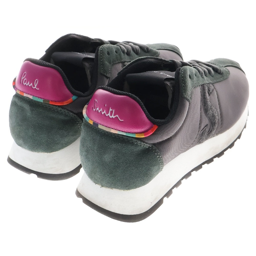 Paul Smith(ポールスミス) SEVENTIES セブンティース ナイロン ローカットスニーカー グレー W1S-SEV8-GNYL レディース