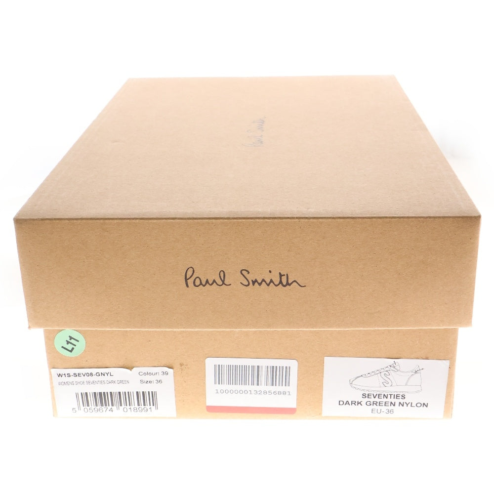 Paul Smith(ポールスミス) SEVENTIES セブンティース ナイロン ローカットスニーカー グレー W1S-SEV8-GNYL レディース