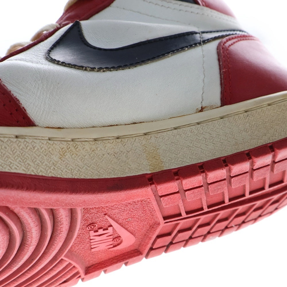 NIKE(ナイキ) 【観賞用 1985年製】 AIR JORDAN 1 HIGH OG CHICAGO エアジョーダン 1 シカゴ オリジナル ハイカットスニーカー ホワイト/レッド US10.5/28.5cm 850305TY1