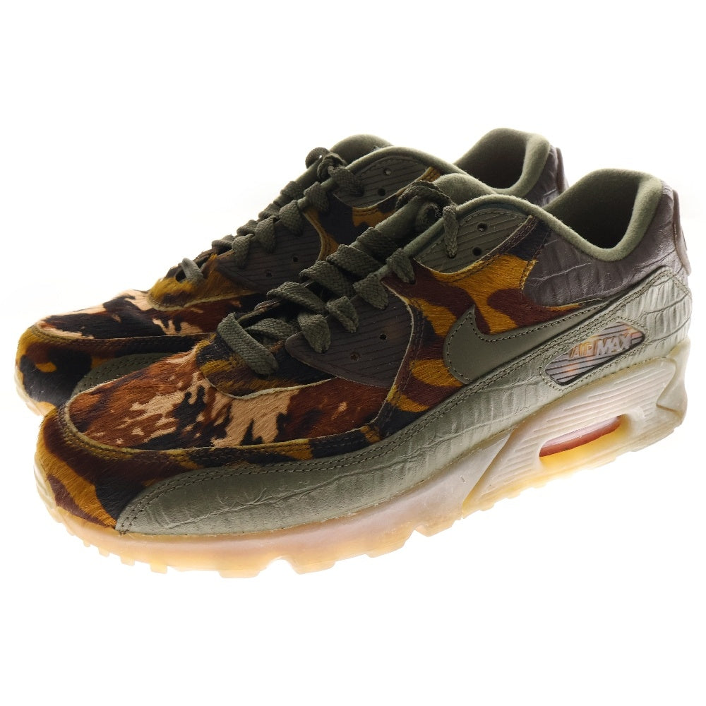 NIKE(ナイキ) AIR MAX 90 Croc Camo エアマックス90 クロックカモ ローカットスニーカー カーキ US10.5/28.5cm CU0675-300