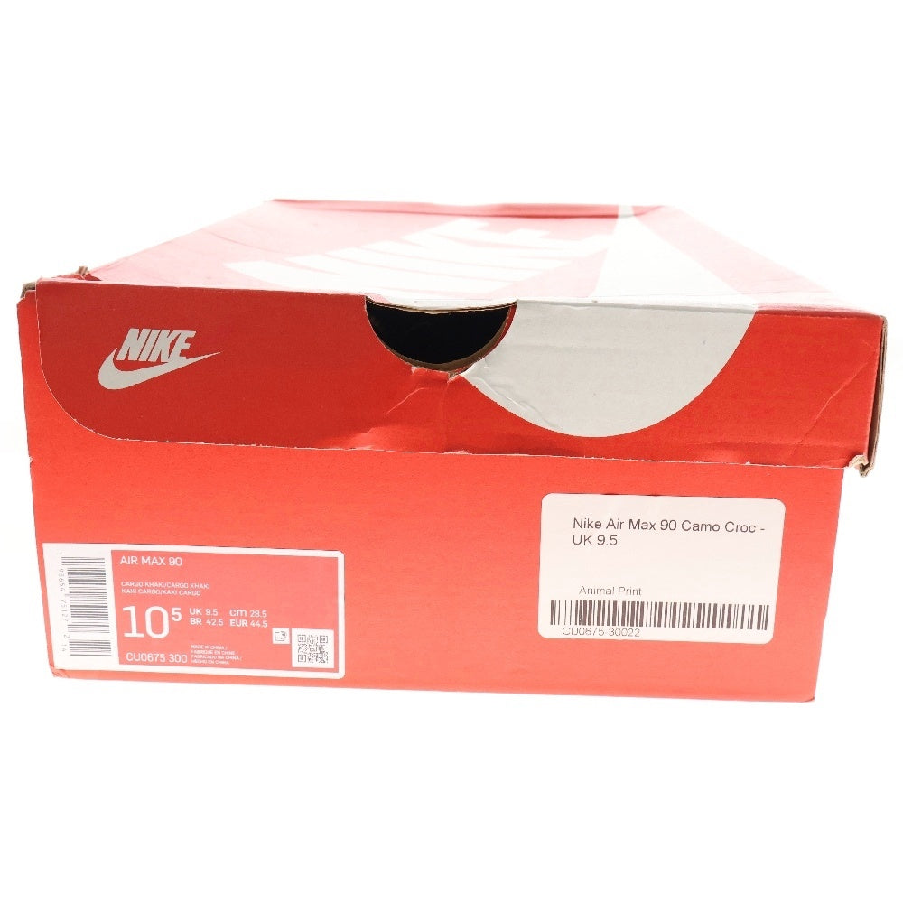 NIKE(ナイキ) AIR MAX 90 Croc Camo エアマックス90 クロックカモ ローカットスニーカー カーキ US10.5/28.5cm CU0675-300