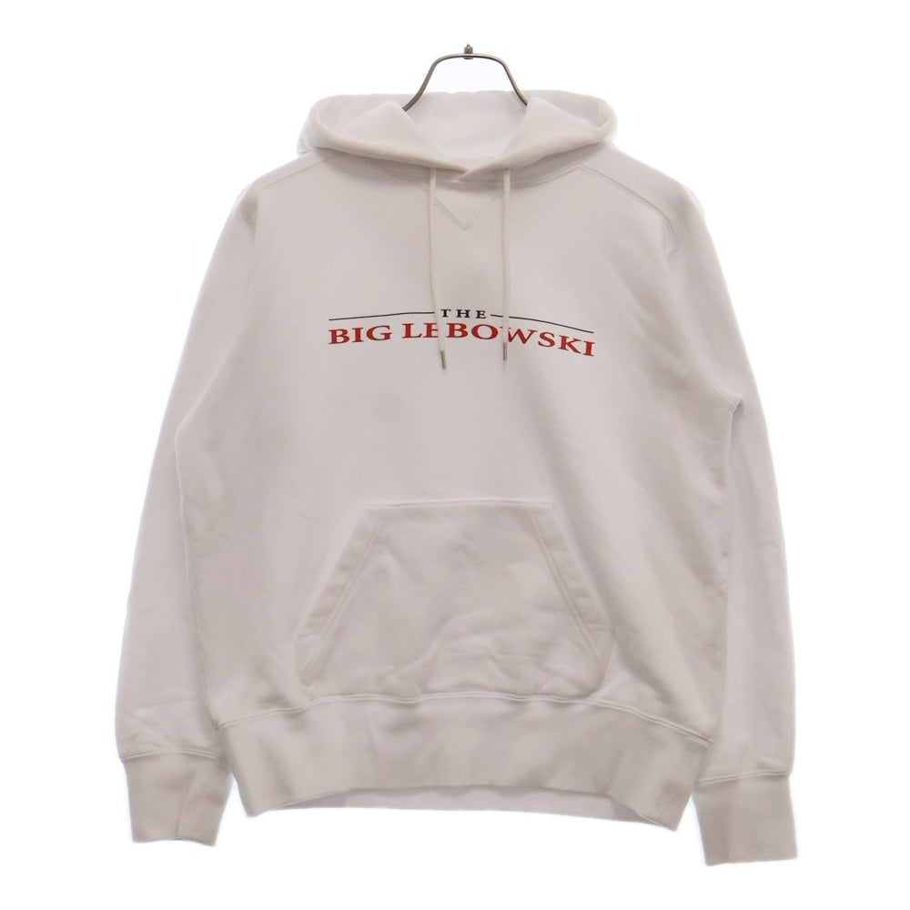 Sacai(サカイ) THE BIG LEBOWSKI HOODIE ビッグリボウスキ ロゴプリント プルオーバーパーカー フーディー ホワイト 20-0054S