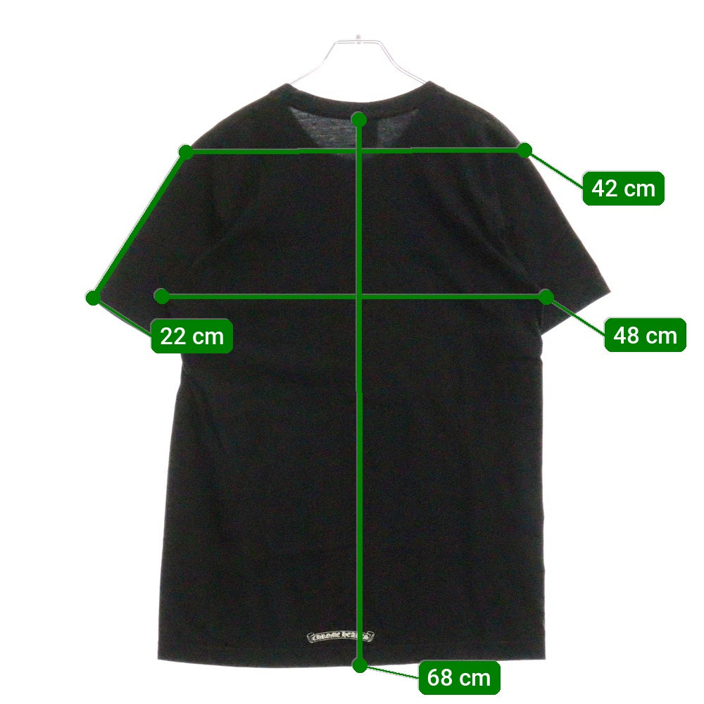 CHROME HEARTS(クロムハーツ) Who The Fuck Is Jesse Jo T-Shirt ジェシージョースターク フロントプリント クルーネック 半袖Tシャツ カットソー ブラック