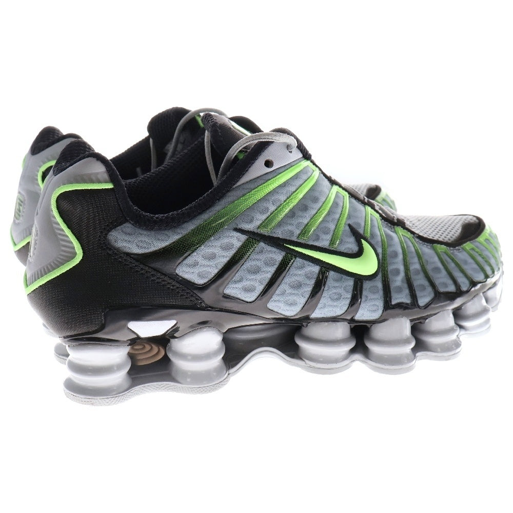 NIKE(ナイキ) SHOX TL ショックス ローカットスニーカー グレー/グリーン US9/27cm AV3595-005