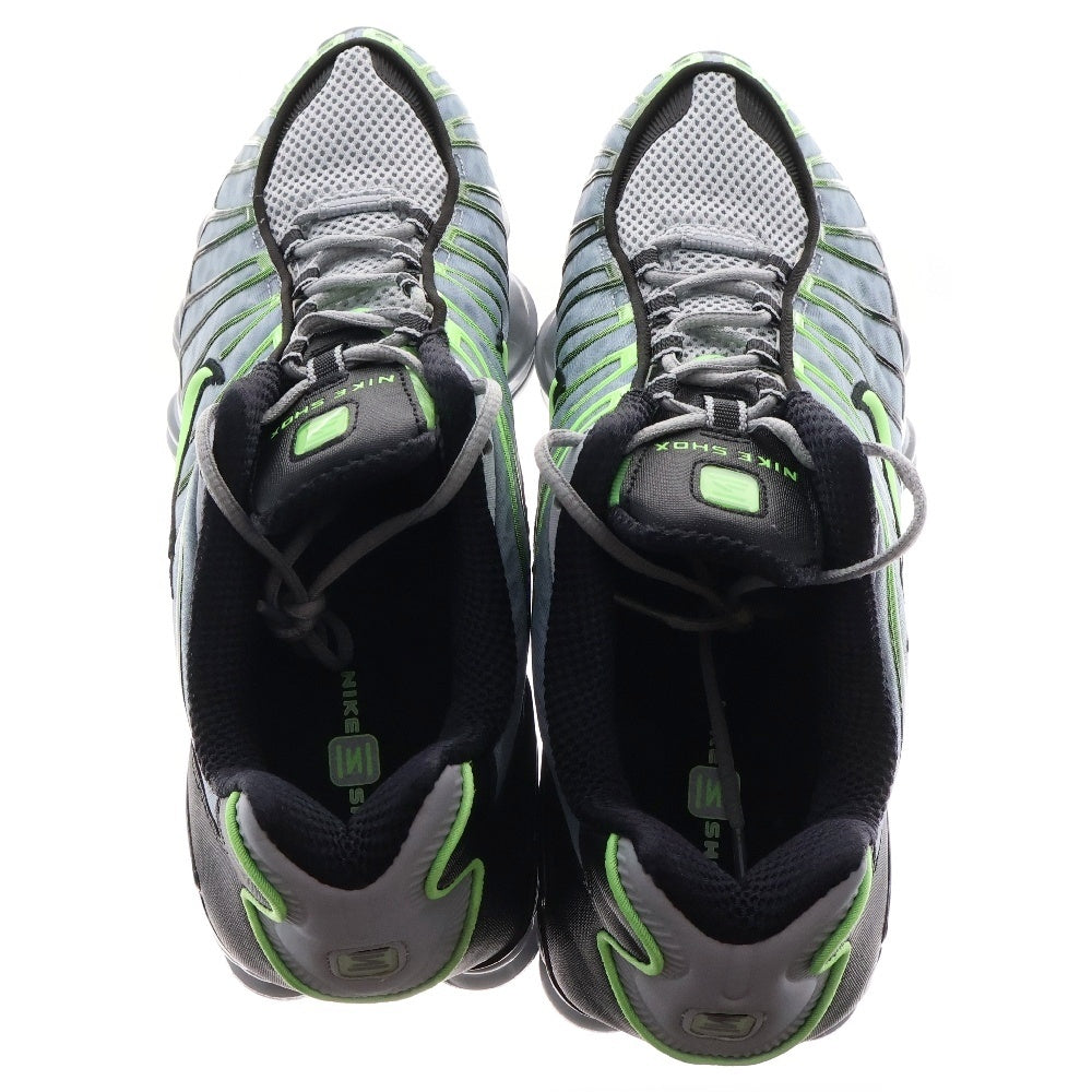 NIKE(ナイキ) SHOX TL ショックス ローカットスニーカー グレー/グリーン US9/27cm AV3595-005