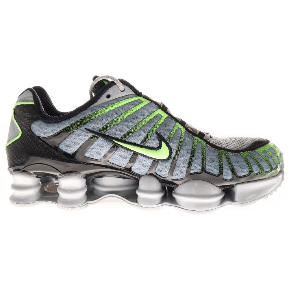 NIKE(ナイキ) SHOX TL ショックス ローカットスニーカー グレー/グリーン US9/27cm AV3595-005