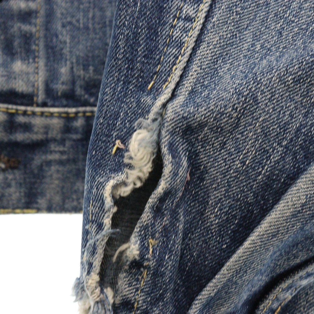 Levi's(リーバイス) 60S VINTAGE 557XX 3rd サード BIG E ボタン裏17 均等V ギャラ有紙パッチ デニムトラッカージャケット インディゴ