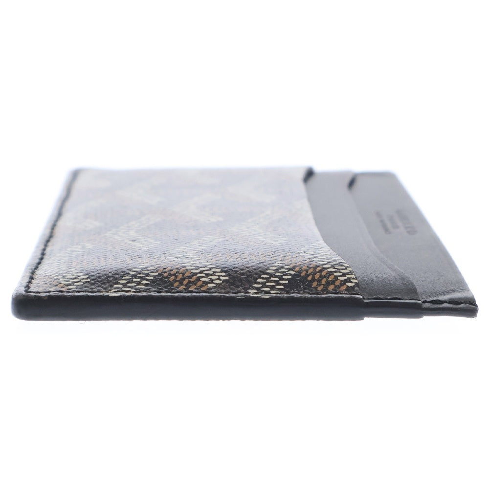 GOYARD(ゴヤール) サンシュルピス ヘリンボーン レザー カードケース ブラック