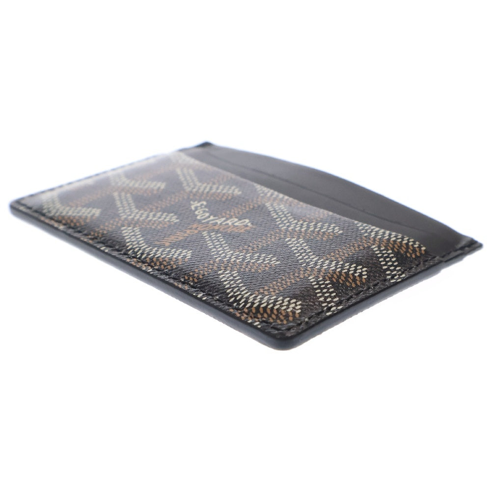 GOYARD(ゴヤール) サンシュルピス ヘリンボーン レザー カードケース ブラック