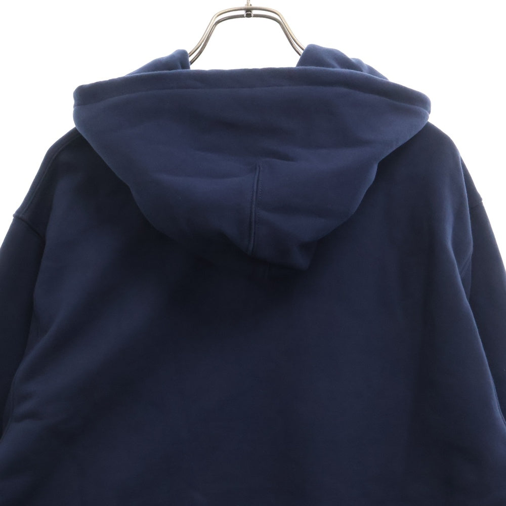 Palace Skateboards(パレススケートボーズ) FONT HOOD ロゴエンブロイダリー プルオーバーパーカー フーディー ネイビー P27CS021