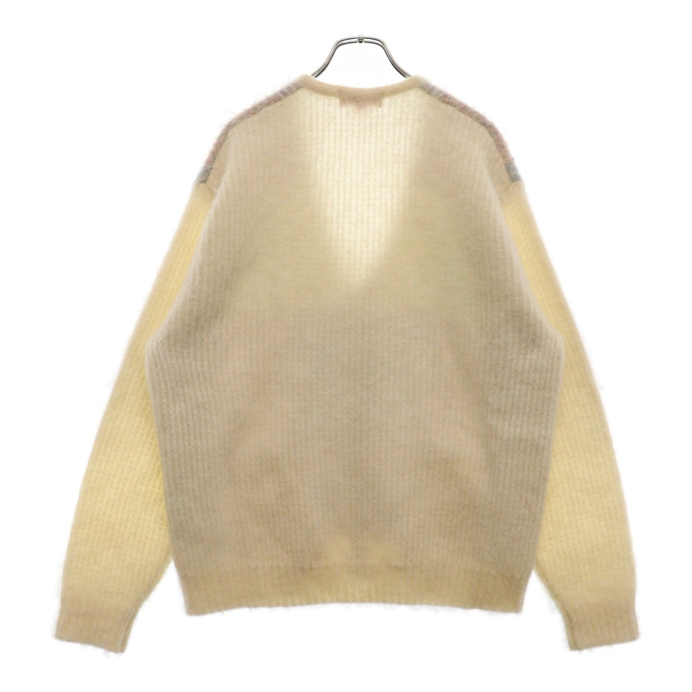 SUPREME(シュプリーム) 22SS Brushed Grid Cardigan ブラッシュド モヘア カーディガン マルチカラー