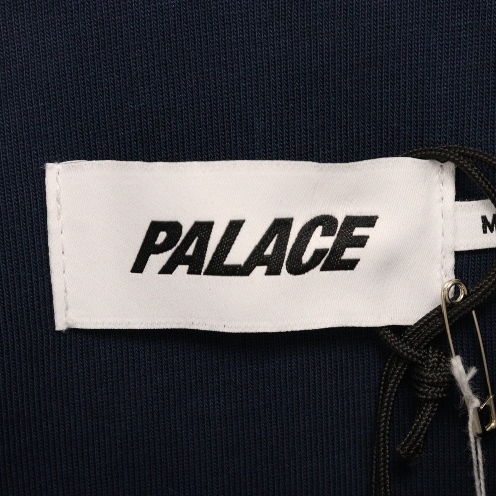 Palace Skateboards(パレススケートボーズ) SHISTLE RUGBY シスルロゴエンブロイダリー 長袖ラグビーシャツ ブルー/ネイビー 27ES008