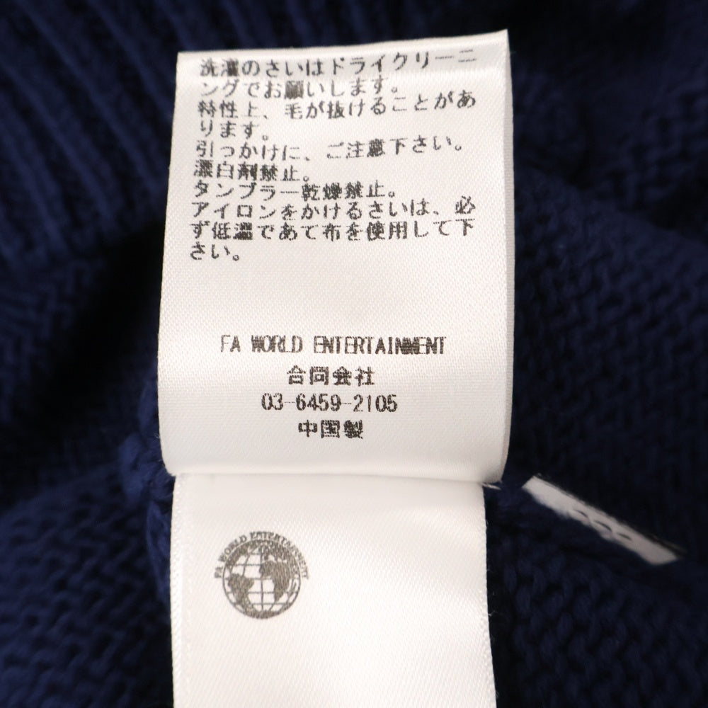 FUCKING AWESOME(ファッキンオーサム) Beatrice Cardigan ベアトリス ロゴエンブロイダリー ニット カーディガン