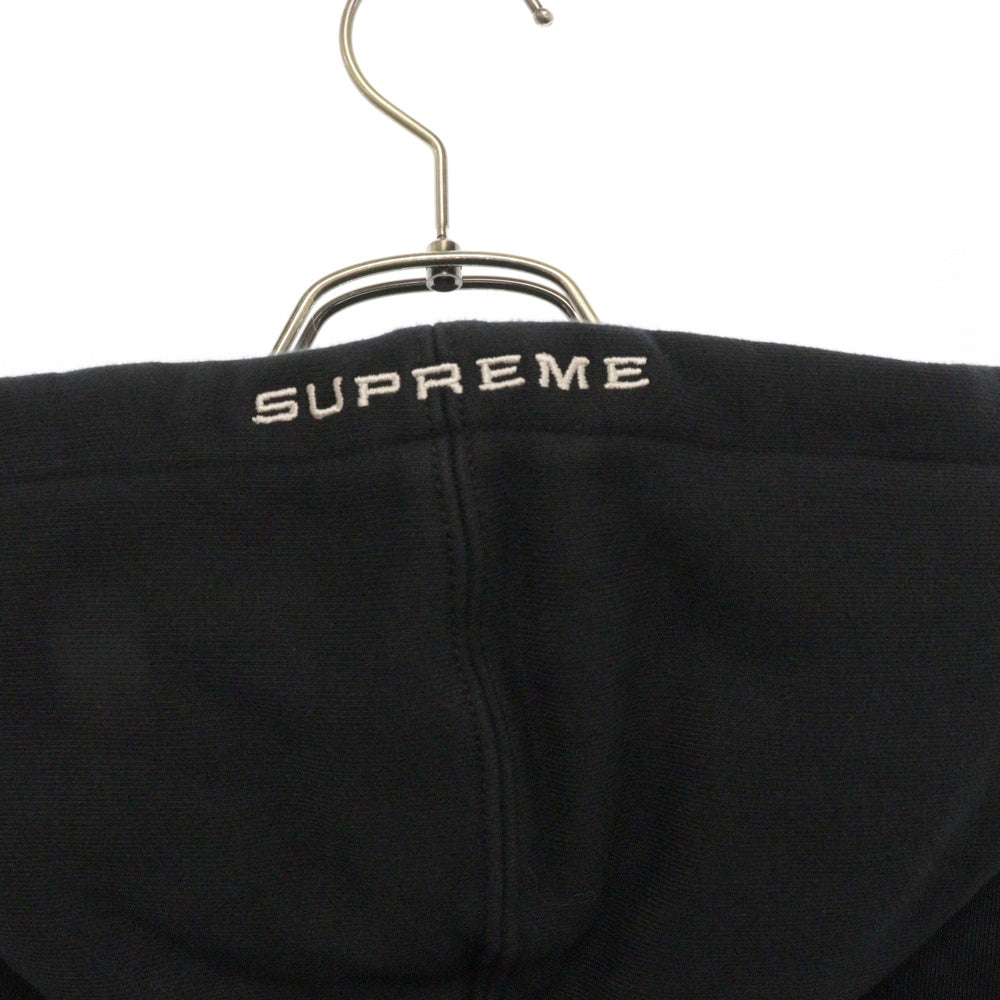 SUPREME(シュプリーム) 24SS ×NIKE Hooded Sweatshirt ナイキ アームロゴプリント スウェットプルオーバーパーカー ブラック FQ0759-063